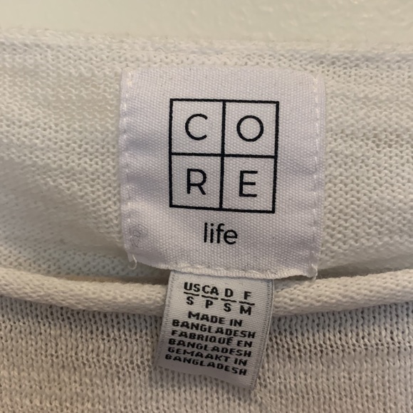 Core life white stripped long sleeve - Picture 4 of 5